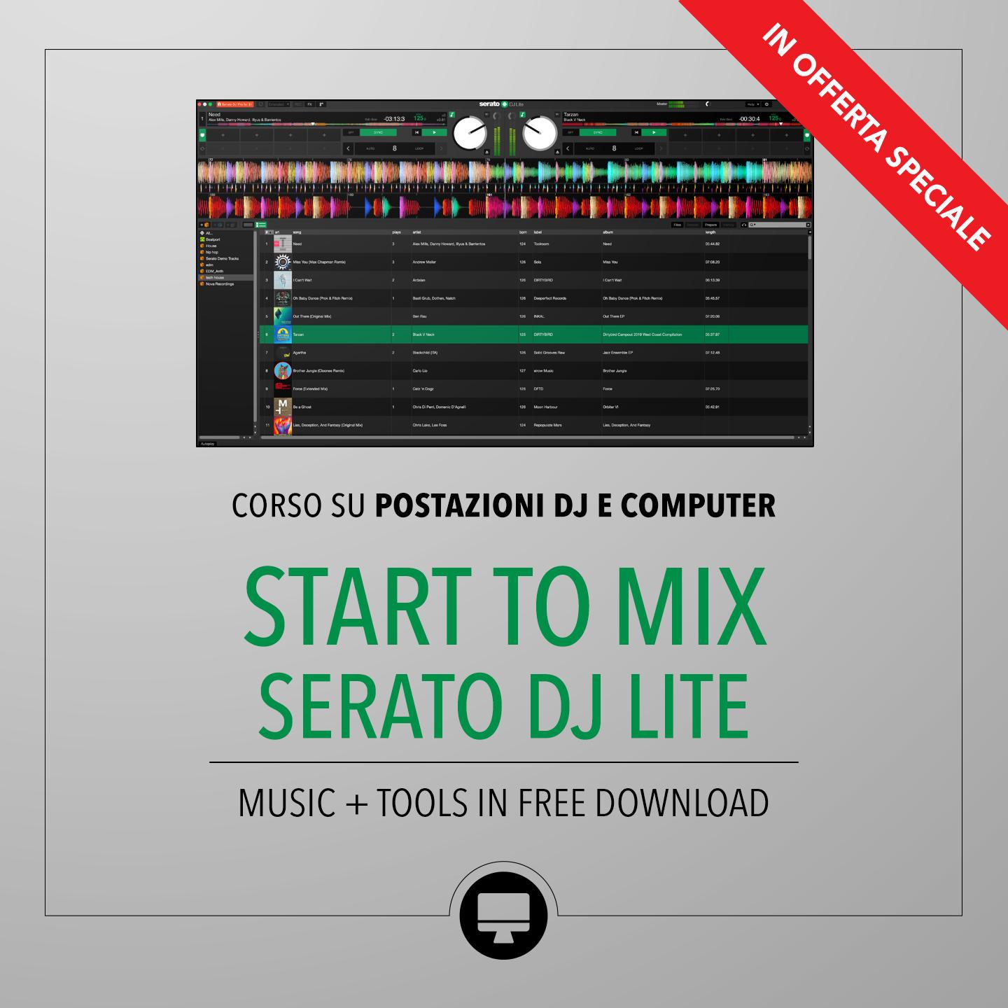 Corso Dj Serato Lite in sede Nova Dj Academy